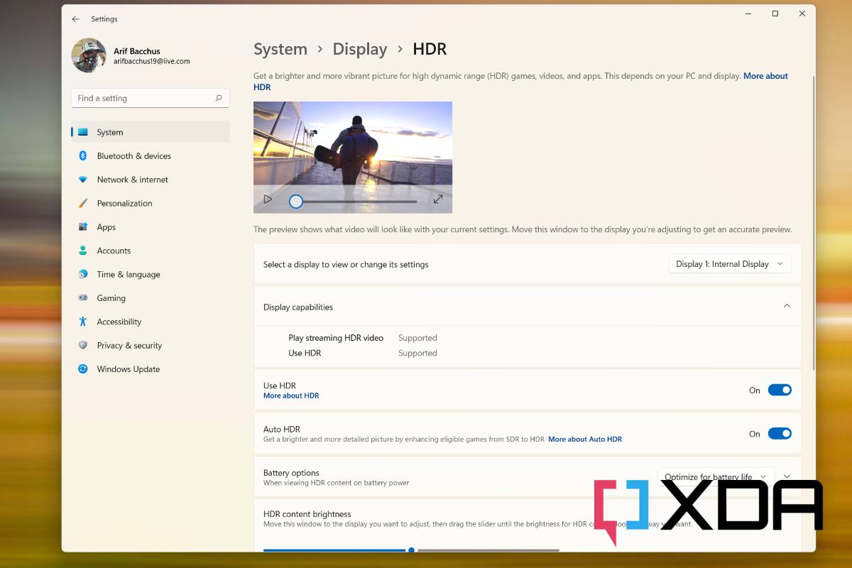 如何在 Windows 11 上流式传输 HDR 视频