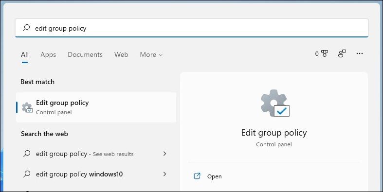 10 Ways to Open the Local Group Policy Editor in Windows 11