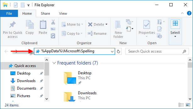 Add or Remove Words from the Spelling Dictionary