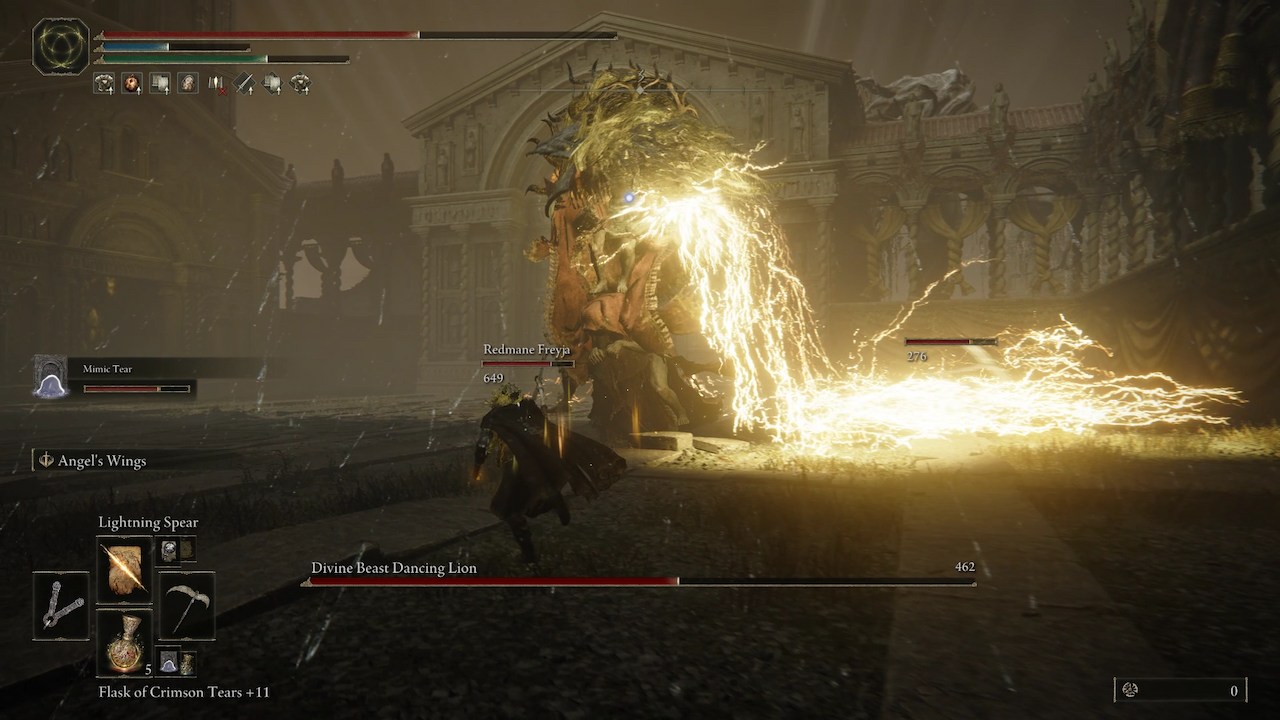 Elden Ring SotE Divine Beast Dancing Lion boss guide and cheese strategy