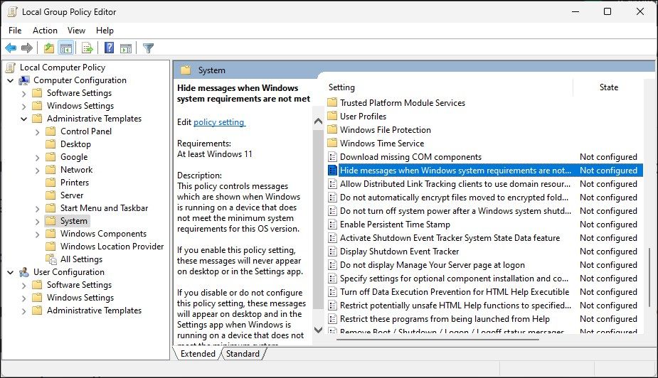 How to Remove the \