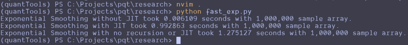 Using JIT-compilers to make my Python loops slower?