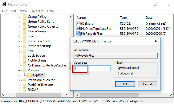 How to Bypass Recycle Bin When Deleting Files on Windows 10
