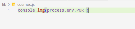 Stop Using dotenv file