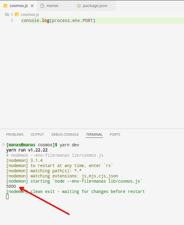 Stop Using dotenv file