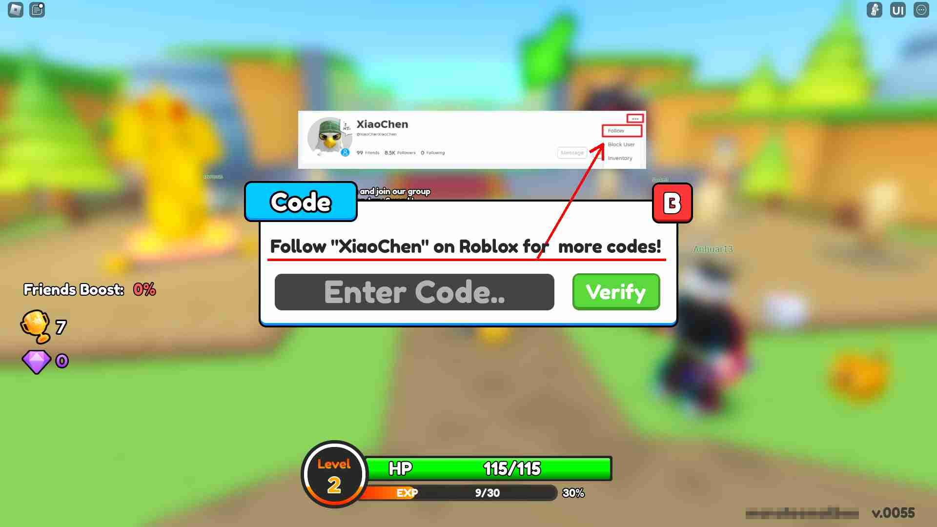 Warrior Simulator codes for September 2024