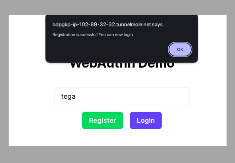 Implementing WebAuthn for passwordless logins