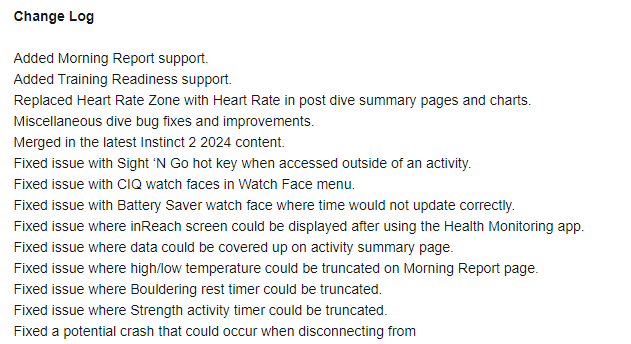 Garmin announces stable update with new features and dozens of bug fixes for smartwatch