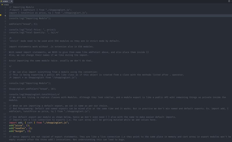 JavaScript Modules 
