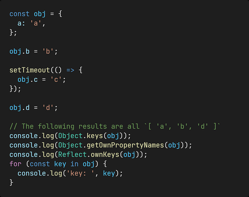 The Secrets of JavaScript Object Property Order