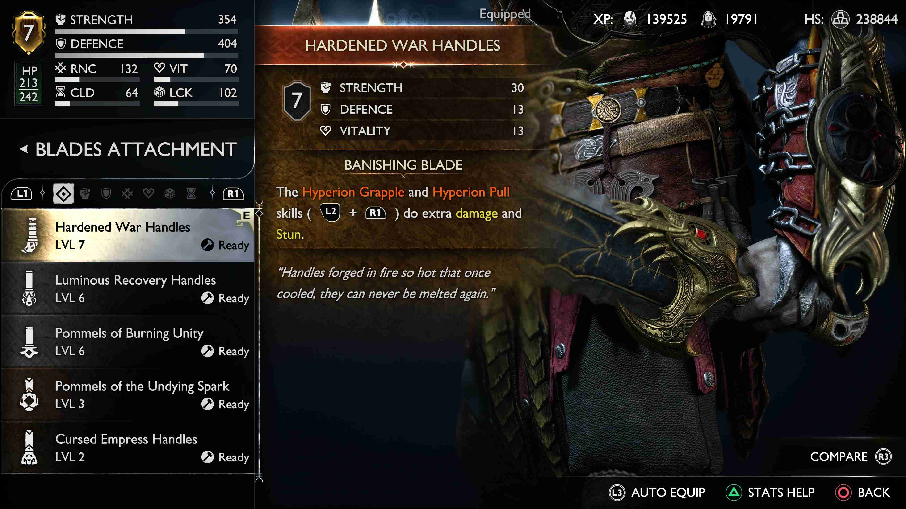 God of War Ragnarok Best Axe Pommels and Blade Handles, and where to find them