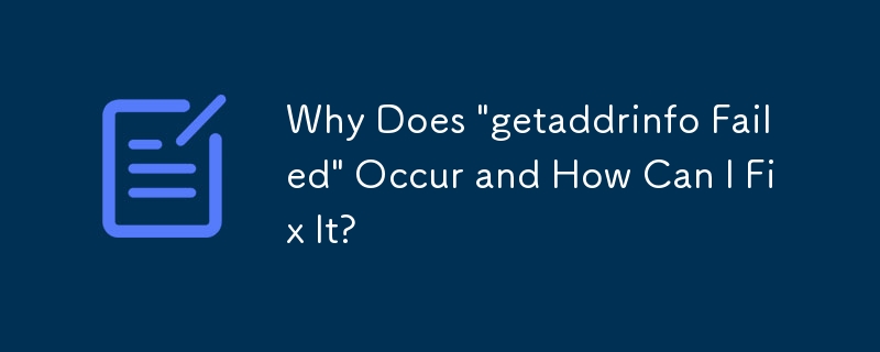 Why Does \