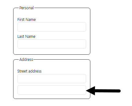 ASP.NET Core unassociated input fix