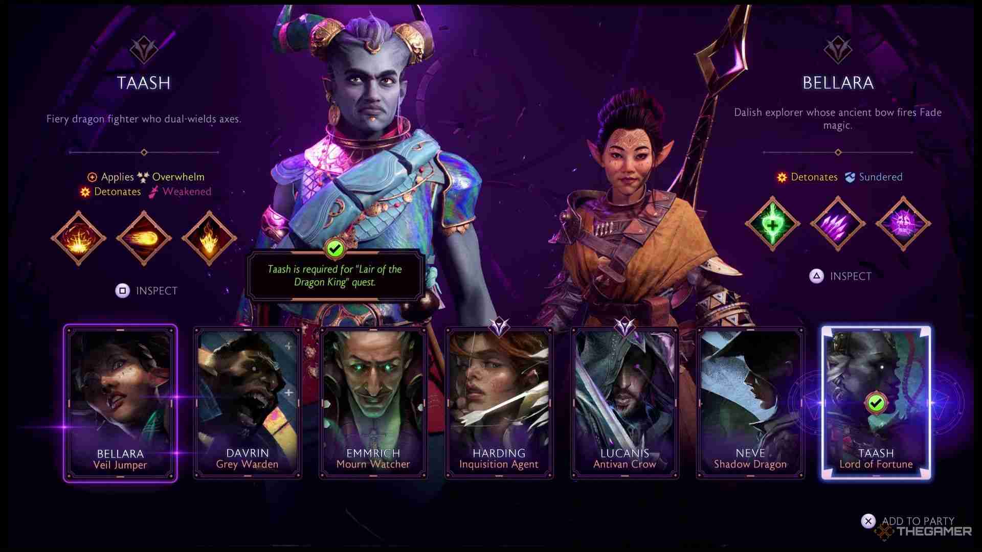 Dragon Age: The Veilguard - Lair Of The Dragon King Walkthrough
