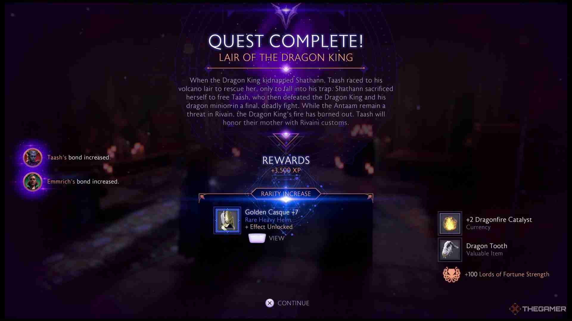 Dragon Age: The Veilguard - Lair Of The Dragon King Walkthrough