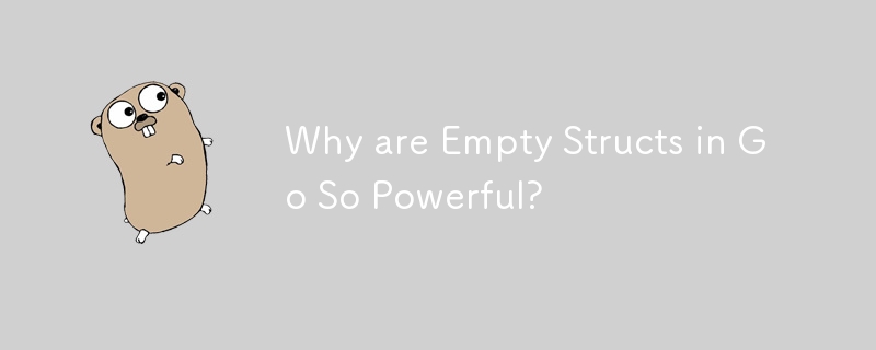 Why are Empty Structs in Go So Powerful?
