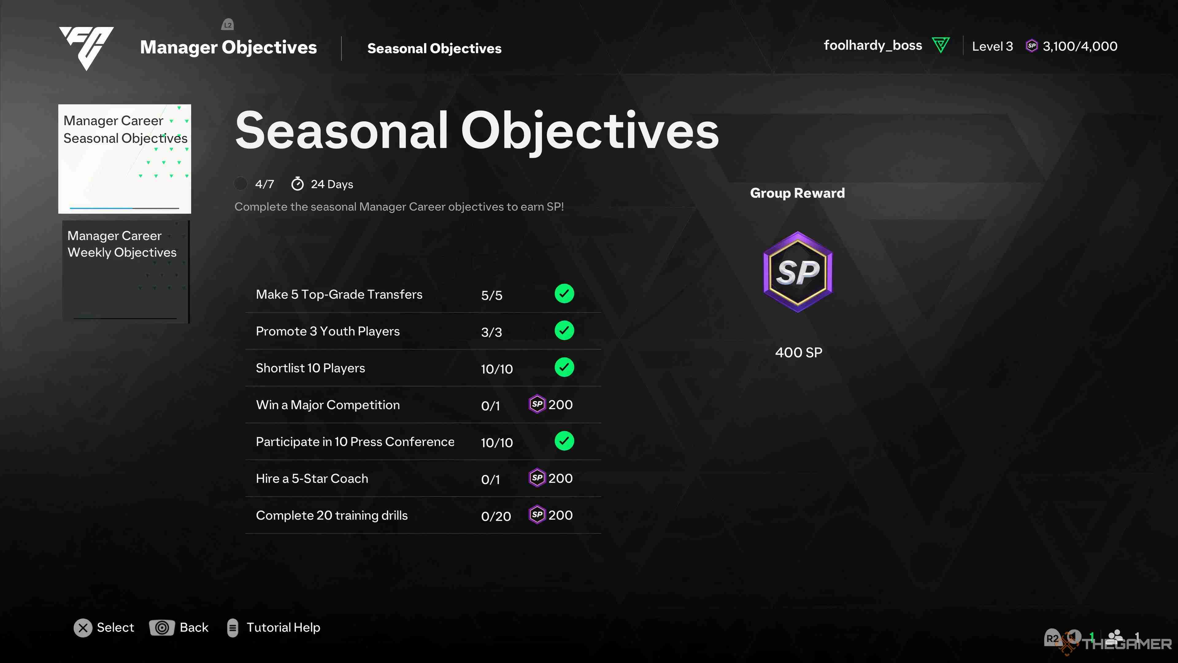 EA Sports FC 25: Season Two - Seasonal Manager Career Objective Guide