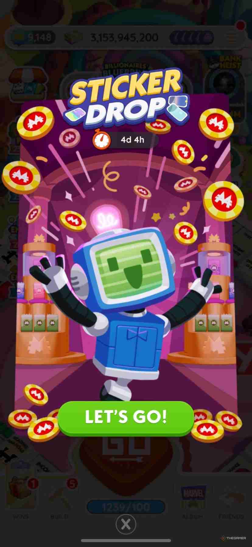 Monopoly Go: Peg-E Sticker Drop Rewards Guide (November 6-10)