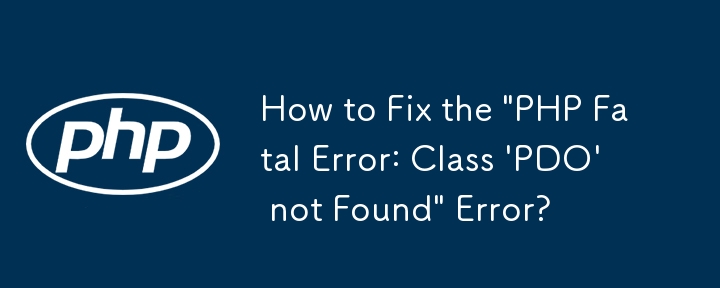 How to Fix the \